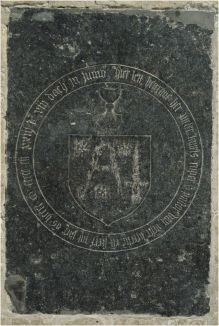 Grafsteen of vloerplaat